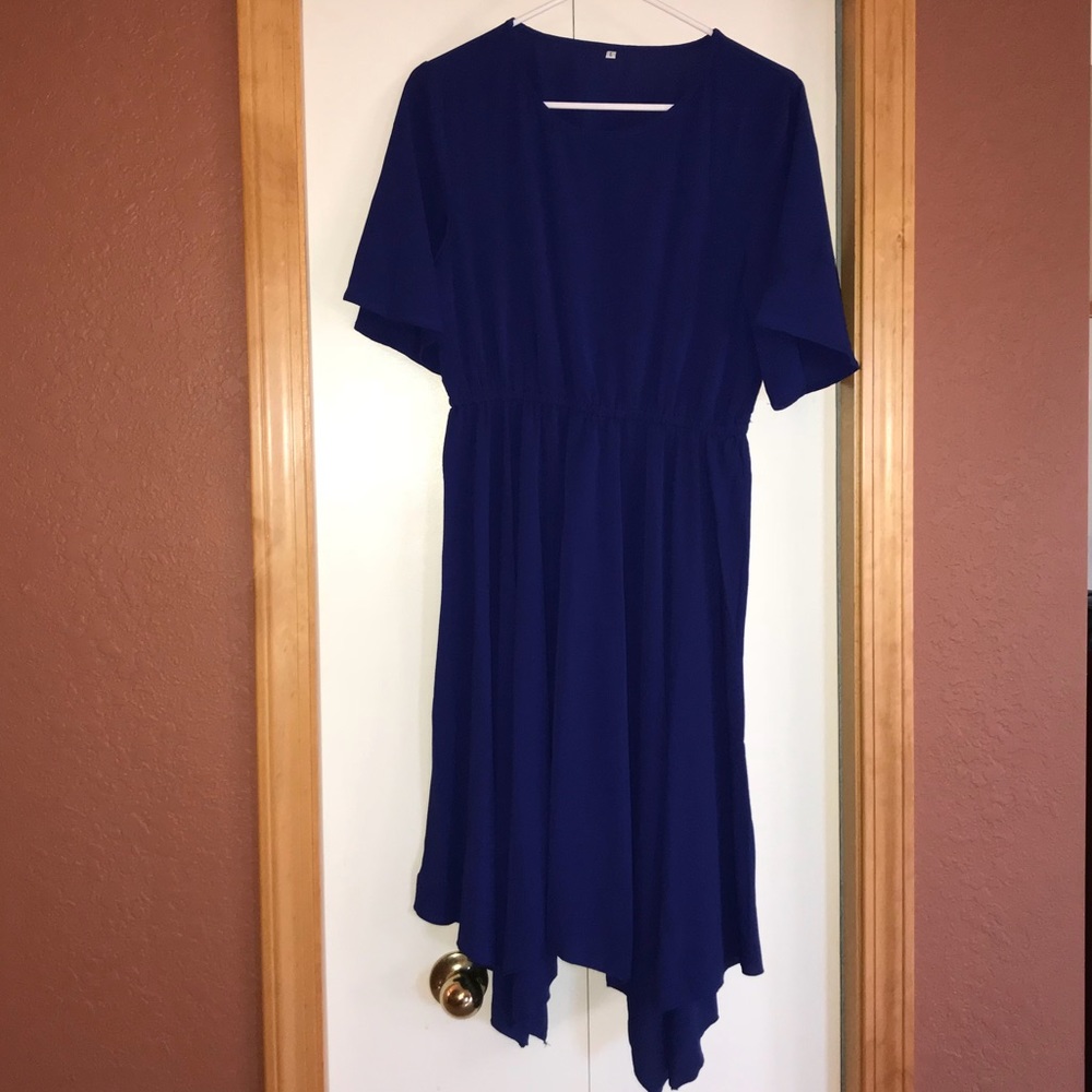 Blue dress